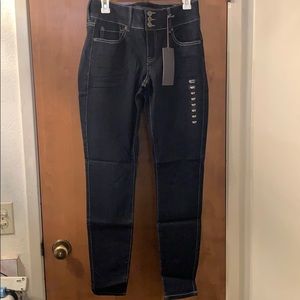 Dark blue skinny jeans